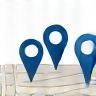 Icon representing location pins on a map